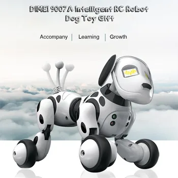 

DIMEI 9007A 2.4G Wireless Remote Control Smart Robot Dog Kids Toy Intelligent Talking Robot Dog Toy Electronic Pet Birthday Gift