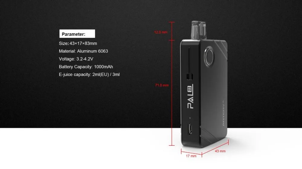 Artery PAL II 1000mAh Kit-1