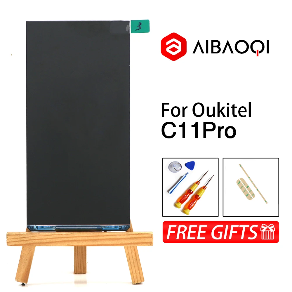 AiBaoQi, 5,5 дюймовый сенсорный экран и 1440x720 ЖК-дисплей в сборе, замена для телефона Oukitel C11 Pro Android 8,1
