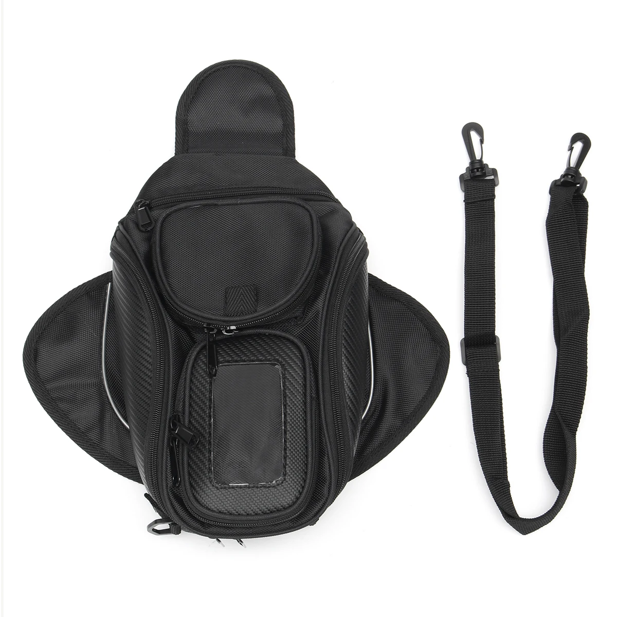 

Waterproof Motor Tank Bag Oil Fuel Tank Bag Magnetic Motorbike Saddle Bag Single Shoulder Bag Universal Motorcycle Backpack