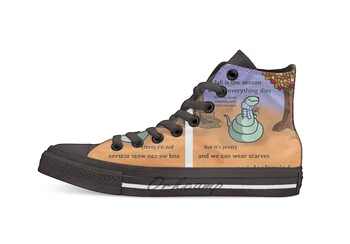 

Fall Poem 2018 Tiny Snek Comics High Top Canvas Shoes Flat Casual Custom Unisex Sneaker Drop Shipping