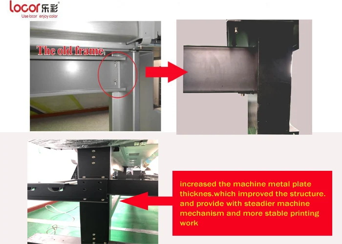 Locor принтер плоттер 1,8 м наружная струйная цифровая виниловая наклейка широкоформатная печатная машина экологический сольвентный плоттер принтер DX5