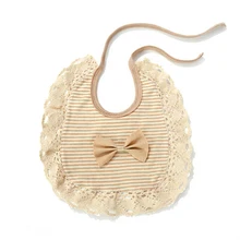 Детские нагрудники модные кружевные нагрудники милый нагрудник из натурального хлопка для мальчиков и девочек слюнявчик для младенца Полотенца Детские аксессуары удобная одежда для малышей