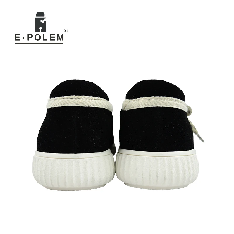 Superior Mocassins Sapatos Estilo De Khaki Preto Parte 2017 Moda E Ocasional Novo Retro Lace up Baixa Couro Escavar T5w5XqzEx