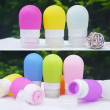 1 шт. 38 мл 60 мл 80 мл силиконовые бутылки пустой Упаковочный пресс для путешествий бутылка для лосьона шампунь для ванной мини-контейнеры дропшиппинг