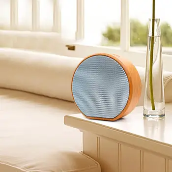

Portable Wooden Grain Wireless Bluetooth Speaker Phone Notebook Audio Player Reproductor Spotify Wireless Bluetooth Speaker