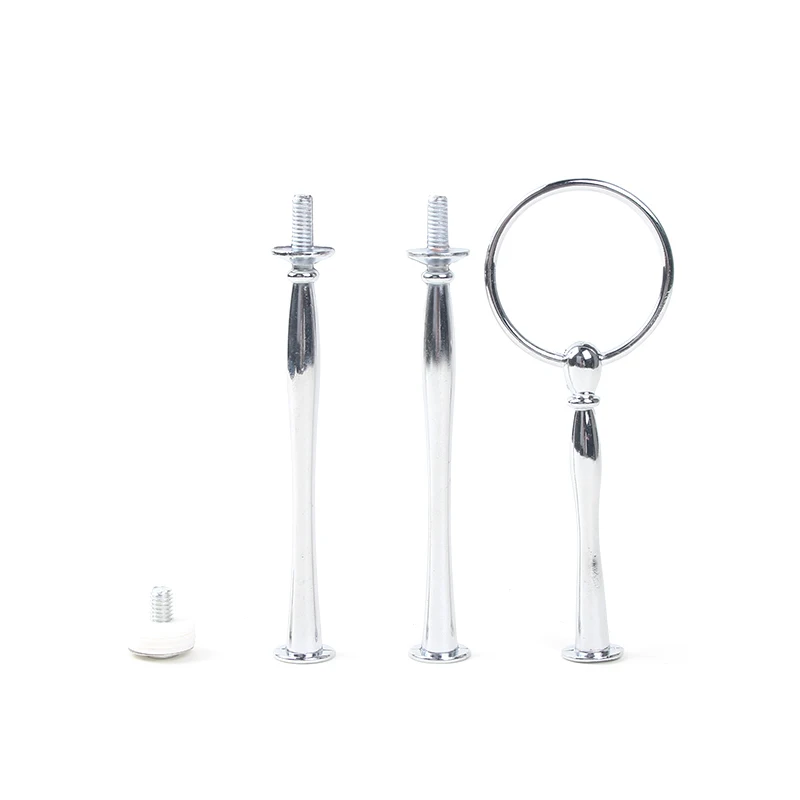 Фруктовый центр 3 уровня формы для выпечки тарелка для торта стенд ручка фитинг металлическая Свадебная вечеринка кухонный аксессуар инструмент для украшения