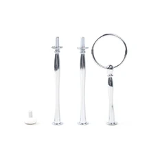 Фруктовый центр 3 уровня формы для выпечки тарелка для торта стенд ручка фитинг металлическая Свадебная вечеринка кухонный аксессуар инструмент для украшения