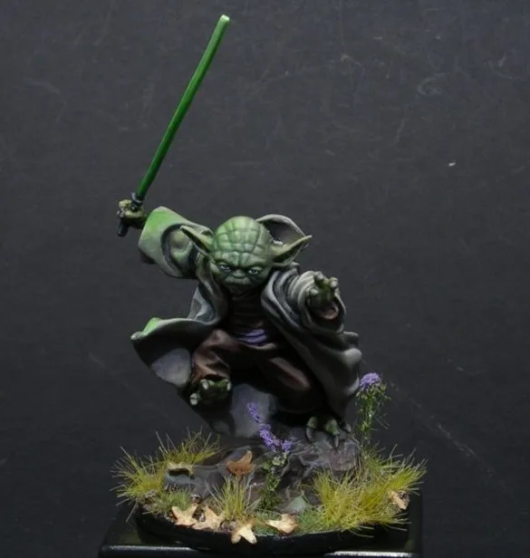 

Classic 1:24 Scale Star Wars Yoda 75MM Miniatures Unpainted Resin Model Kit Figure Free Shipping