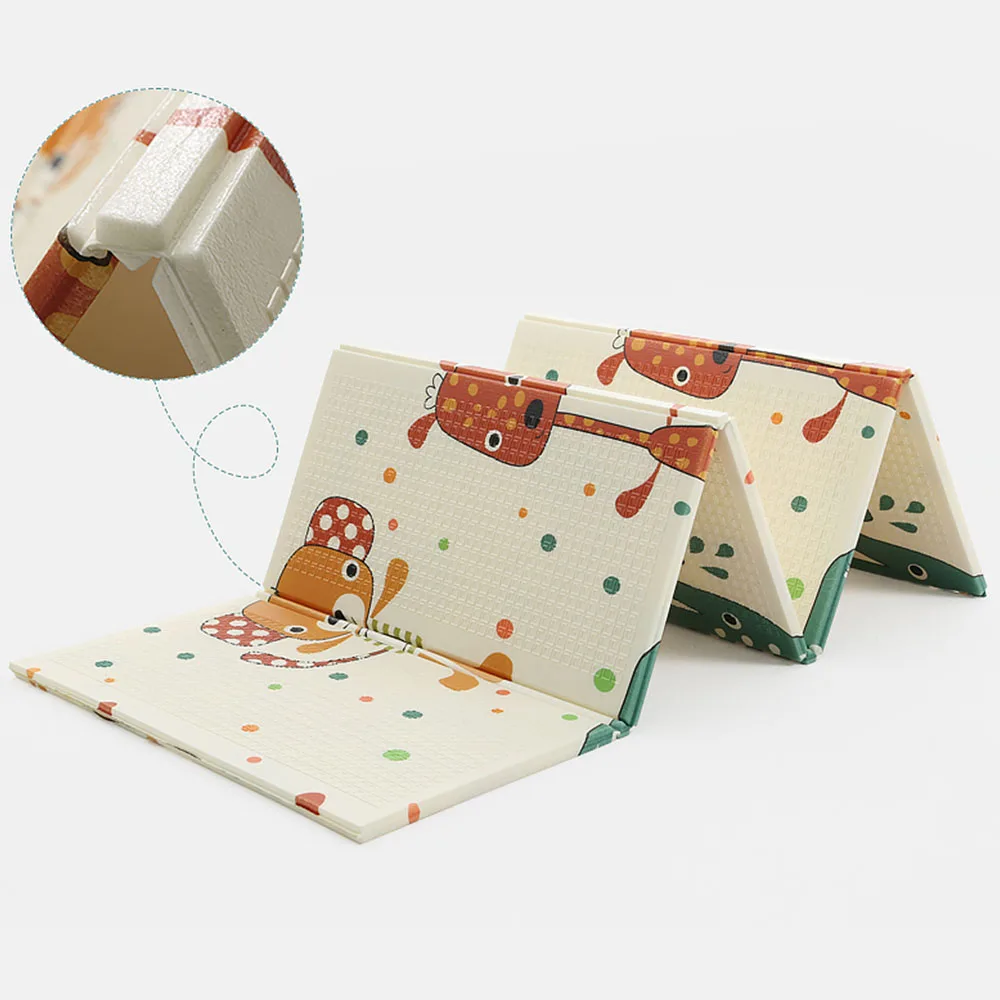 

MrY Children's Mat Baby Play Folding Mat XPE Crawling Pad Thickening Infant Home Living Room Pad Cute Children Protection