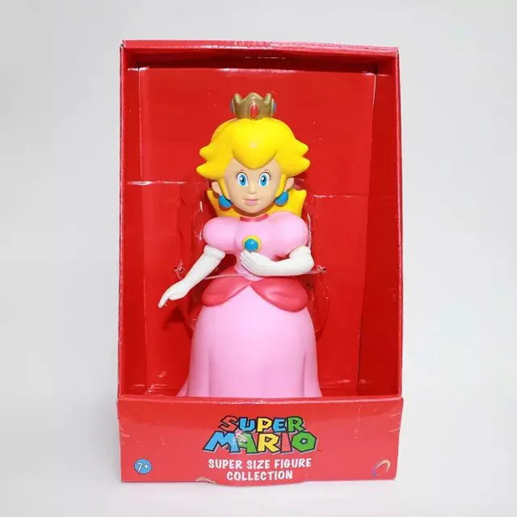 23cm Large Super Mario bros Figure Yoshi Peach Princess Bowser Goomba Mushroom PVC Decoration Action Figure Toy Doll Gifts 23cm Large Super Mario bros Figure Yoshi Peach Princess Bowser Goomba Mushroom PVC Decoration Action Figure Toy Doll Gifts