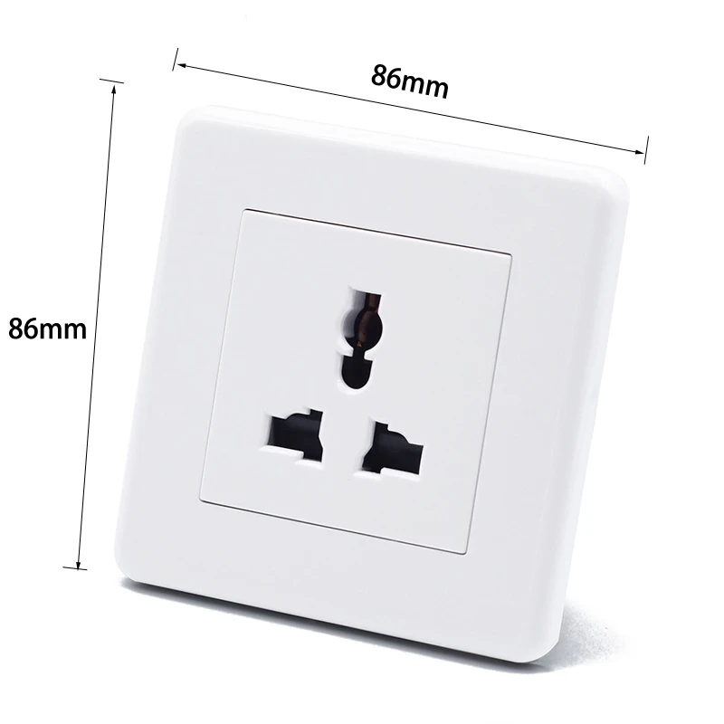 White PC 3 Pins Electric Wall Panel pic 5