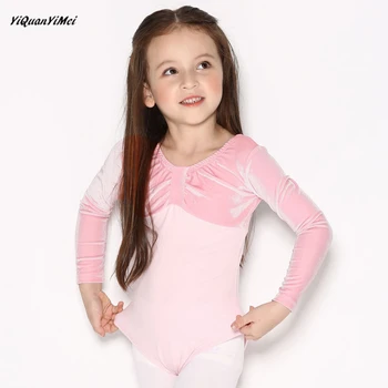 

autumn Velour gymnastics leotard Girls ballerina ballet leotards women bailarina leotard ballet dress body gymnastic dress