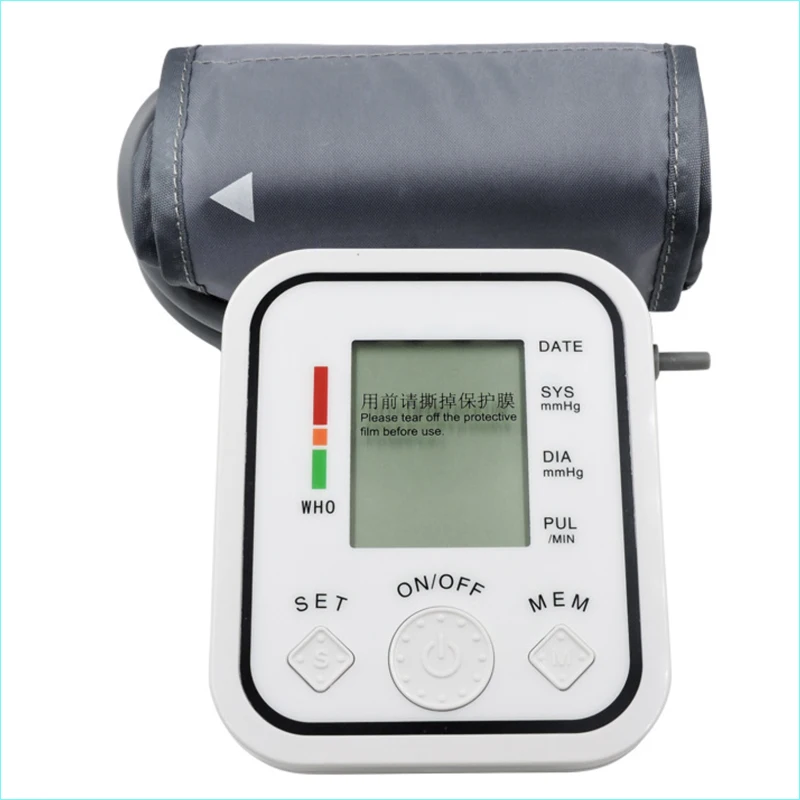 

Home health care Automatic digital Arm type electronic blood pressure monitor Heart Beat Rate Pulse Meter Sphygmomanometers