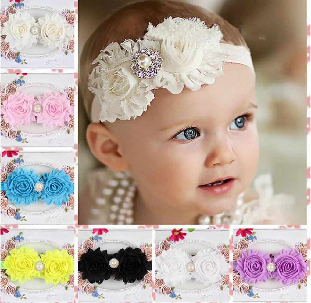 Baby Girl Headband 2017 Floral 10PCS Girl Baby Headband Toddler Bow