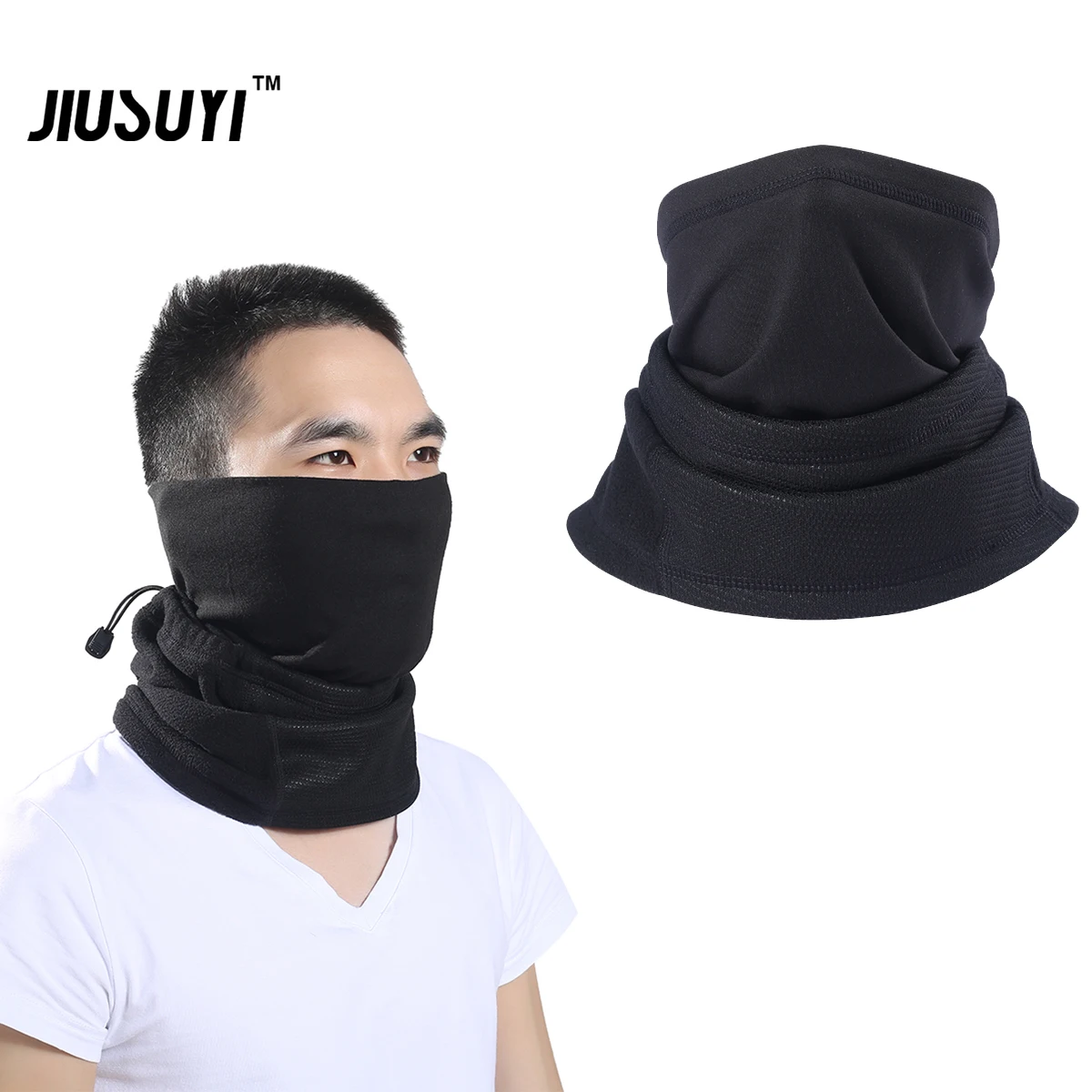Winter Polar Fleece Wool Thermal Neck Gaiter Tube Ear Warmer Face Mask