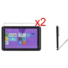 3in1 2x ЖК-дисплей прозрачный Экран протектор Плёнки Защитная пленка защита+ 1x для смартфонов, планшетов, hp павильон X2 10 J014TU J025TU планшетный ПК 10,1"