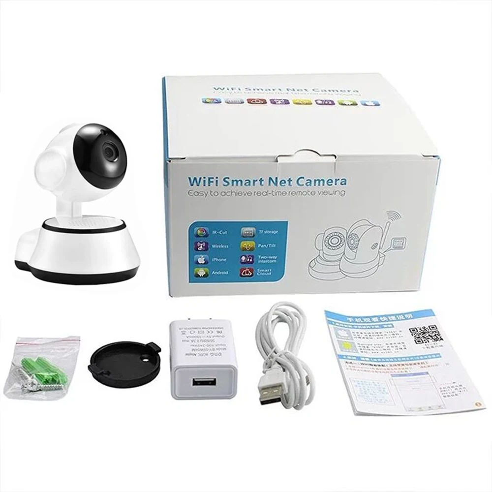 Домашняя камера видеонаблюдения HD 720P беспроводная умная Wi Fi аудио запись