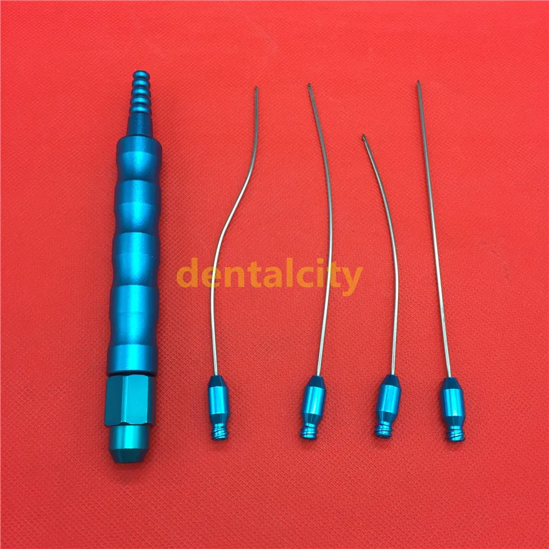 

5pc Luer Lock Infiltration Cannula cannulas with Reusable Handle Beauty tools