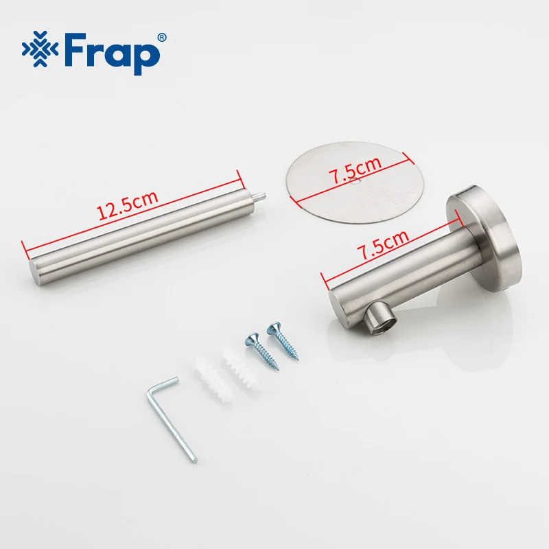 Frap Wall Mount Toilet Paper Holder Stainless Steel Bathroom Kitchen Roll Paper Tissue Towel Accessories Rack Holders Y14004-1