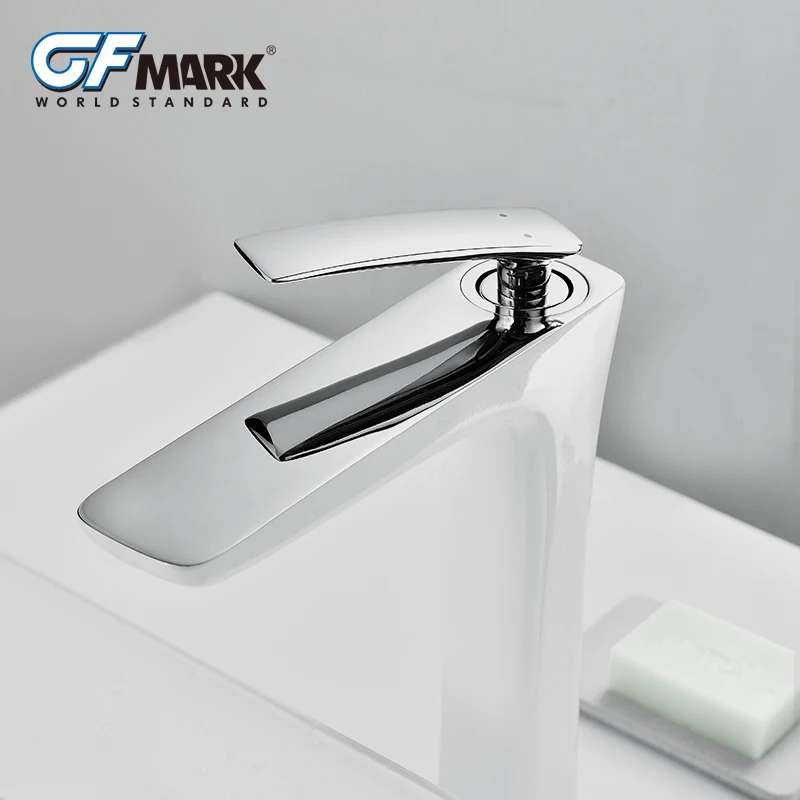 GFmark высококачественный кран современный латунный Смеситель для раковины краны