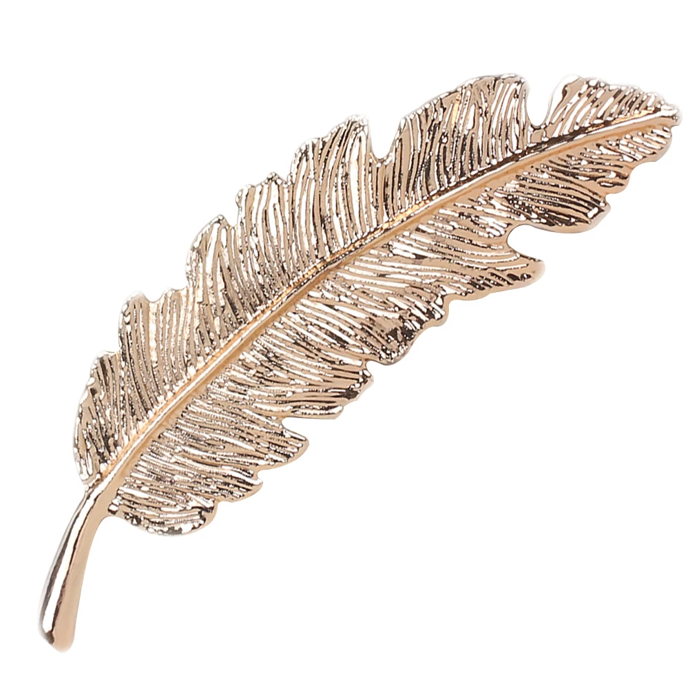 

1Pc Fashionable Leaf Claw Hair clips Dress Snap Bridal Gold Accessories Updo Hair pin for Women Wedding Festival Girls Party