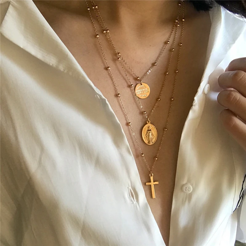 Gold Sliver Necklace 19070914