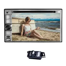 Free camera+ 6.2″ Car dvd player touch screen Bluetooth USB/TF card FM/AM RDS Radio Car Stereo Car Logo Microphone Subwoofer