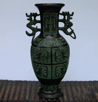 

New bronze archaize furnishing articles ears vases, antique handicraft