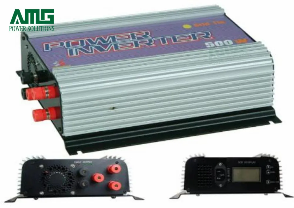 500W MPPT On Grid Tie Wind Turbine Generator Inverter LCD Display
