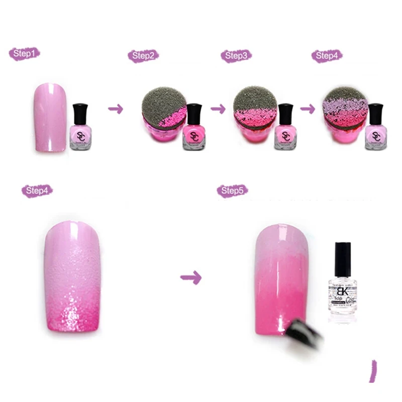 6 Pieces Set Magic Grant Tail Nail Polish Art 6 Pieces Set Magic Grant Tail Nail Polish Art Template Transfer Diy Design In Templates From Beauty Health On