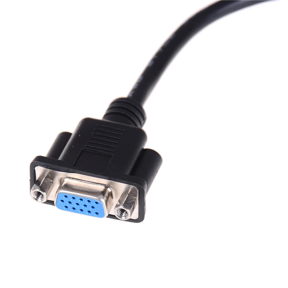 30 см HDMI Male to VGA d sub 15 Pin Женский конвертер видеоадаптера кабель 340 МГц 10 2 Гбит/с шнур