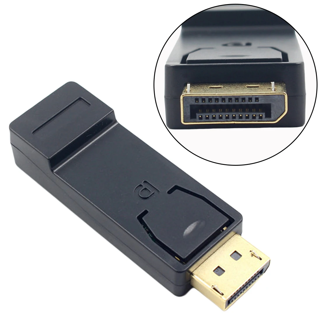 centechia HDMI Adaptor 1080P DisplayPort DP Male to HDMI Female