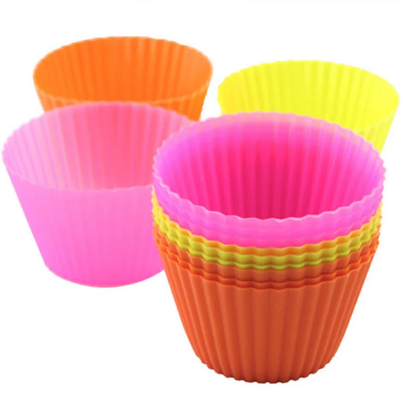 12-pcs-Silicone-Cake-Cupcake-Liner-Baking-Cup-Mold-Muffin-Round-Cup-Cake-Tool-Bakeware-Baking