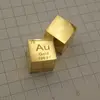 Au Gold Metal 10mm Density Cube 99.99% Pure for Element Collection ► Photo 3/5