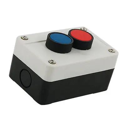 

400V 10A 1NC 1NO 4 Screws Terminals Push Button Station