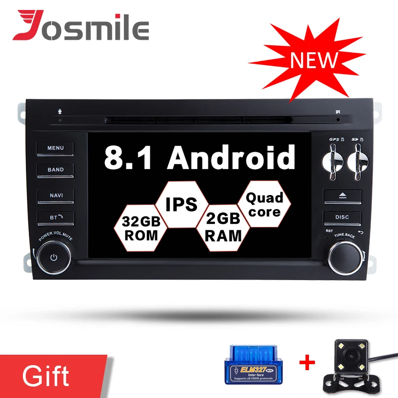 

7" Android 9.0 Car DVD GPS Radio Player for Porsche Cayenne 2003-2010 DAB+ OBD2 (Fits: Cayenne) WIFI 4G LTE 16G ROM+2G RAM