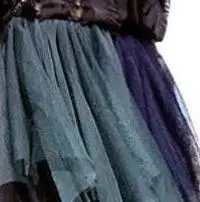 Новая весенне-летняя разноцветная газовая многослойная юбка с эластичным поясом, подходящая ко всему - Цвет: as picture
