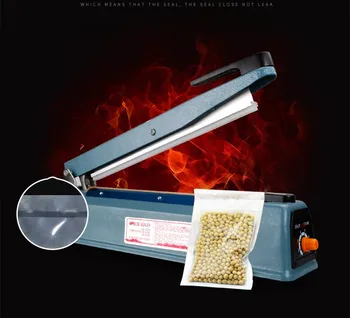 

Free Shipping 220V Manual Plastic Film Sealer Heat Impulse Sealer Poly Bag Plastic Film Sealing Machine Pure Copper Transform