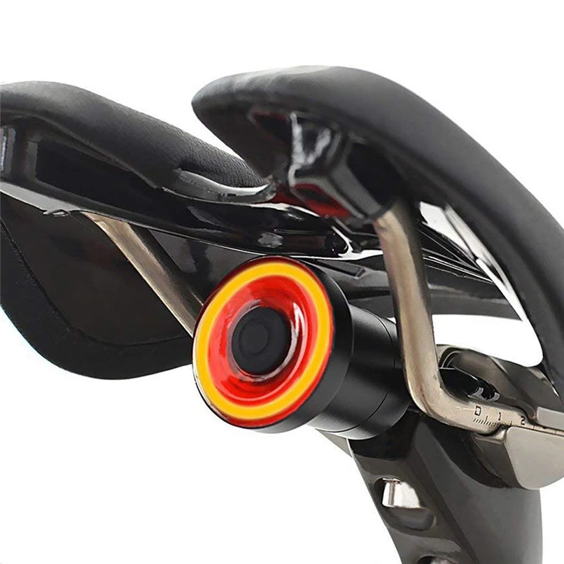 Bicycle Tail Light USB Rechargeable Bike Light Intelligent Induction