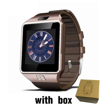 

Smart Watch Clock With Sim Card Slot Push Message Bluetooth Connectivity Android Phone Better Than DZ09 Smartwatch Men Watch