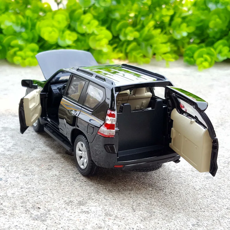 Игрушки для автомобиля из 1:32 сплава, высокая имитация Toyota LAND CRUISER PRADO, металлические отливки, оригинальные Toyota Prado