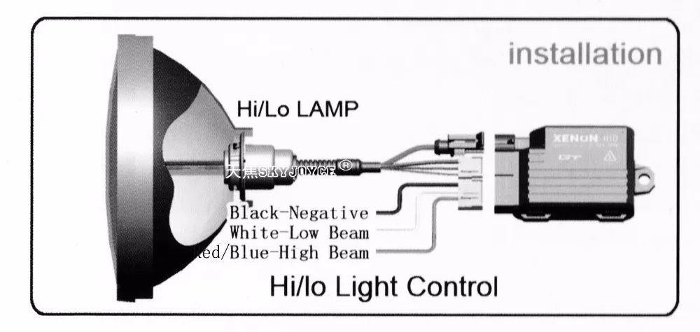DC12V H6 hid xenon headlight BA20D Scooter headlight H4 motorcycle H6 bixenon brighter than H6M led 4300K 5000K 6000K 8000K (3)