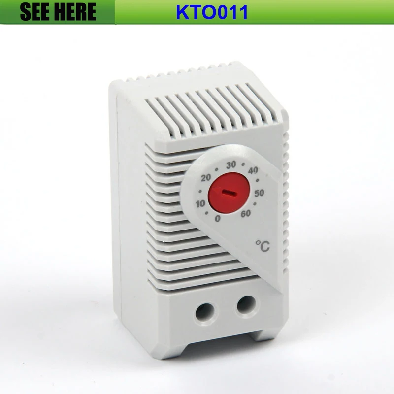 

Free Shipping Compact 0+60 Ddegree Adjustable Temperature Controller Thermostat Connection Of Heater For Cabinet KTO 011