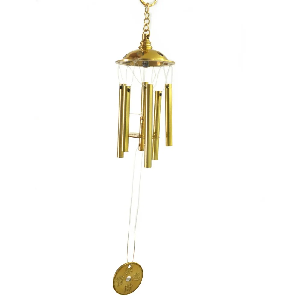 

Wind Chimes Door Hanging Home/Coins Grace Deep Resonant 6 Tube Windchime Chapel Bells SKU J2004