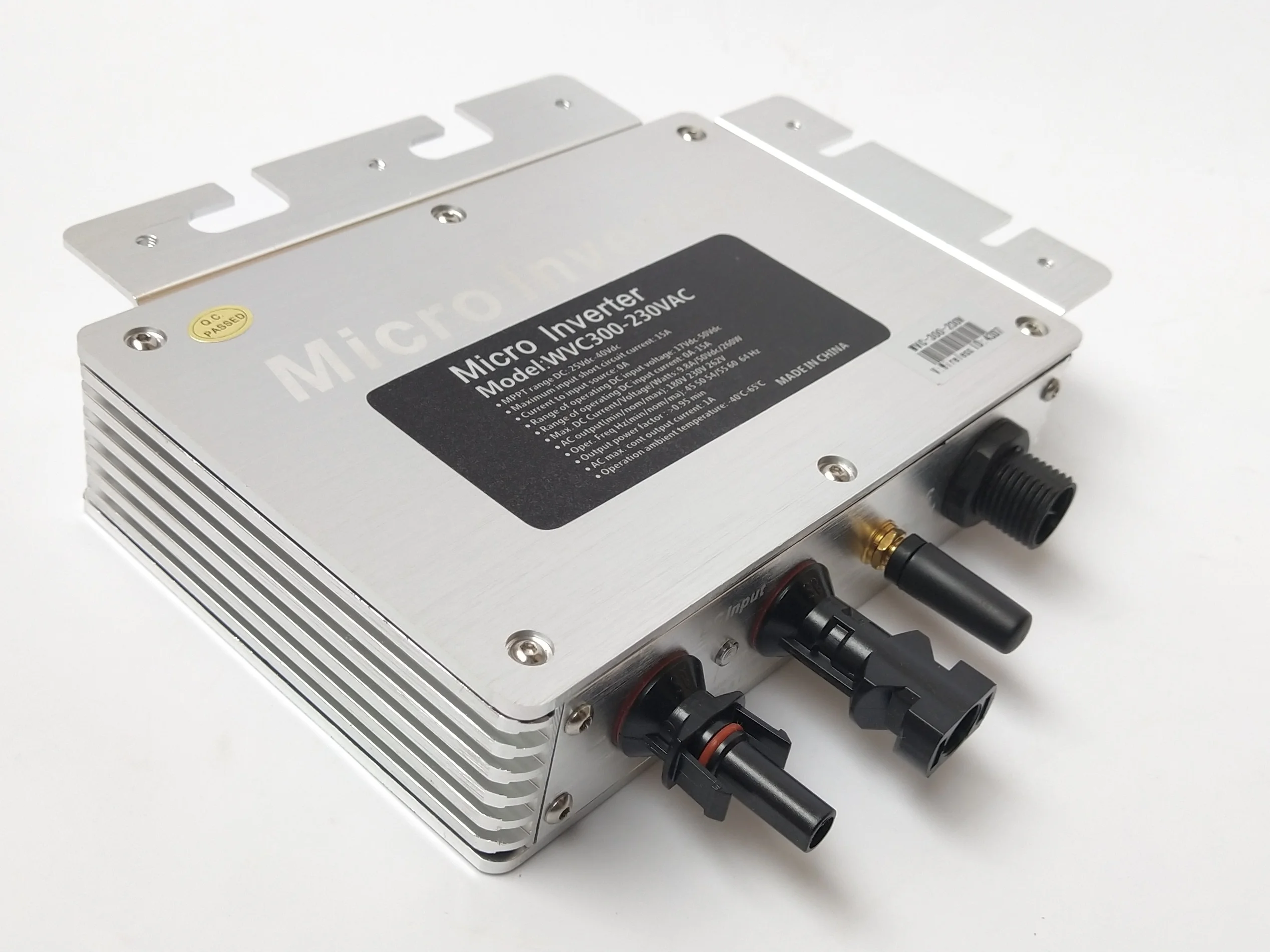 Горячая распродажа! wifi версия микро WVC300 MPPT солнечный сетевой инвертор IP65 300 Вт сетевой солнечный инвертор беспроводной преобразователь