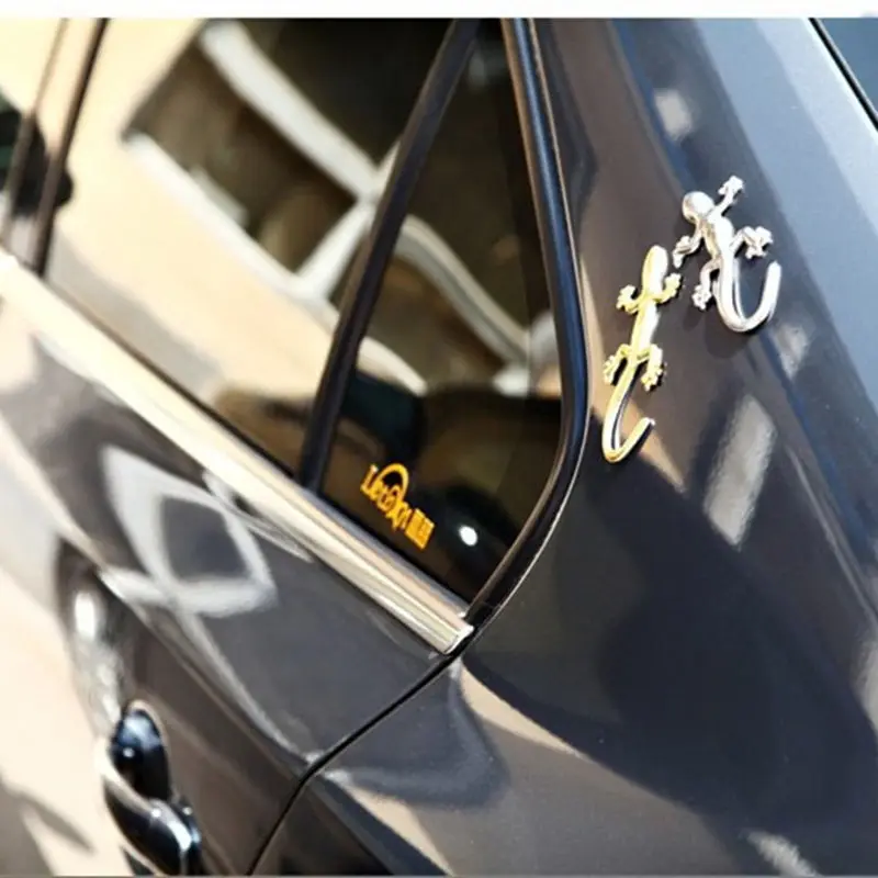 Cool-Auto-Sticker-3D-Lizard-Gecko-Die-Cut-Gold-Silver-Decal-Bumper-Sticker-For-Windows-Cars (3)