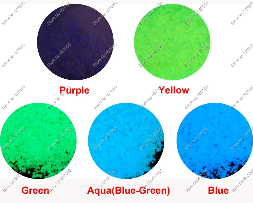 Aliexpress.com : Buy 50gram=(Mixed 5 Colors) Luminous Sand