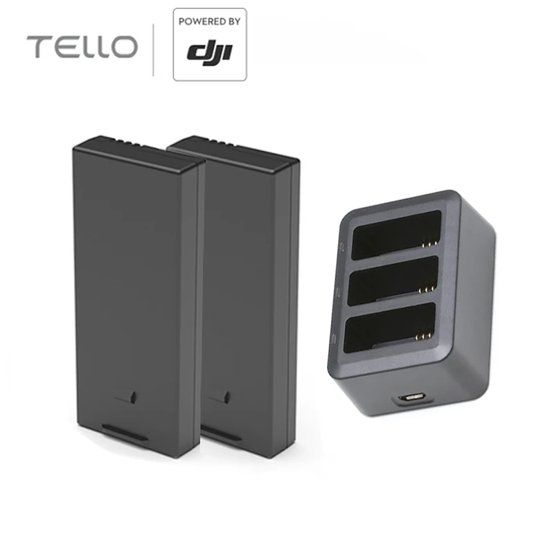 Аккумулятор DJI Tello с зарядным аккумулятором DJI Tello Hub1100 мАч 3,8 в для мини-дрона DJI Tello аксессуары для летного аккумулятора