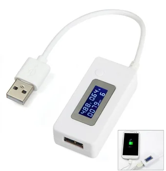 

200pcs LCD voltmeter usb tester new led usb charger doctor voltage current meter tester monitor power detector